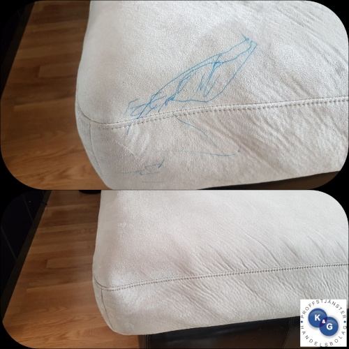 A close-up view of a professional carpet cleaning process using an upholstery tool, showcasing the effective removal of dirt and stains from a textured carpet.